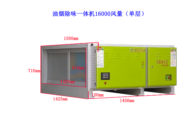 16000風量油煙凈化器一體機